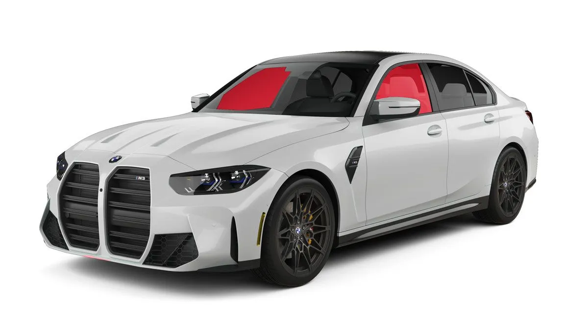 Front windows only tinting